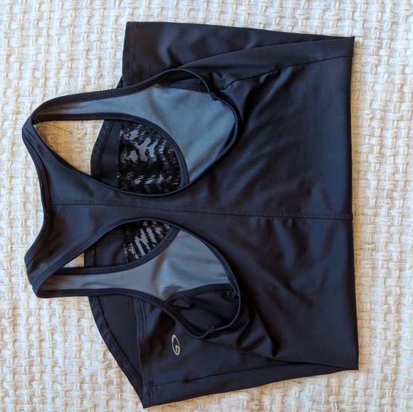 Black and grey loose fitted tank - Picture 2 of 3